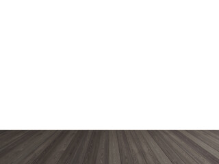 Dark Gray Wooden Floor with Transparent Blank Wall – Moody Interior PNG Background for Professional Mockups and Design Layouts