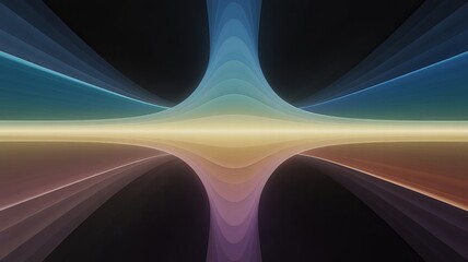 Abstract Light and Color Harmony: A mesmerizing symphony of light and color converge, forming a captivating abstract design that explores the interplay of vibrant hues and ethereal gradients.