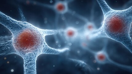 Neurons in the human brain displaying intricate connections and activity in a highly detailed scientific visualization