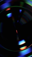 Abstract background with colorful glowing lights, vertical orientation, 3d render