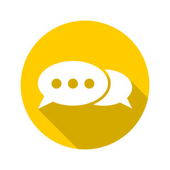 Talk icon isolated on transparent background