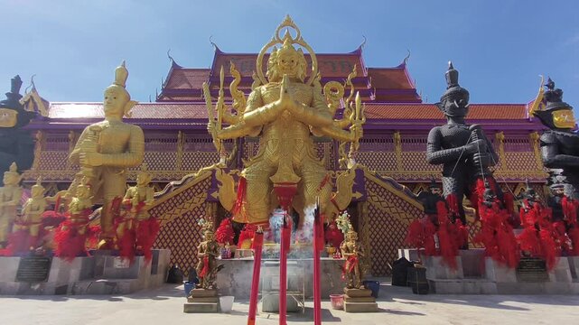 Stock shot , Thao Wessuwanม fortune, and faith.Brahman-Hindu style,
