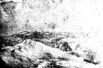 Distressed grunge overlay texture with rough dirty scratch effects background