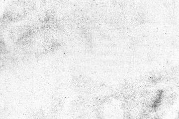 Abstract dusty grunge texture overlay with scattered black particles on white