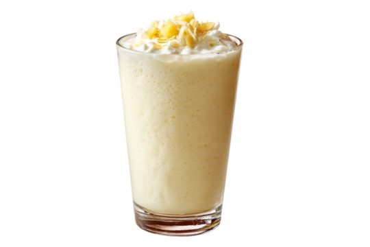 Classic salted lassi isolated on transparent background