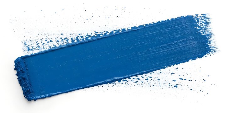 blue paint brush