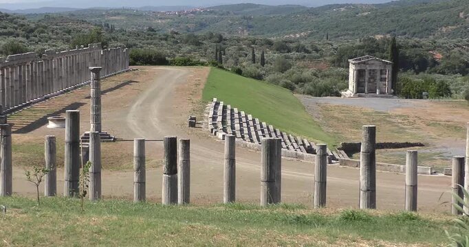 Archaeological Site of Ancient Messene, Region of Peloponnese, Regional Unit of Messenia, Greece