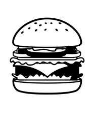 fast food illustration