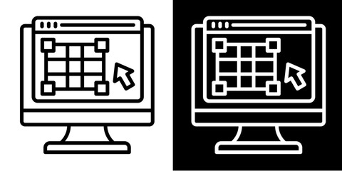 Dashboard Icon Set White Style Collection