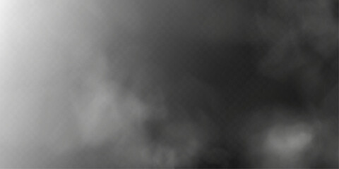 Foggy gray mist effect overlay for design in PNG format.