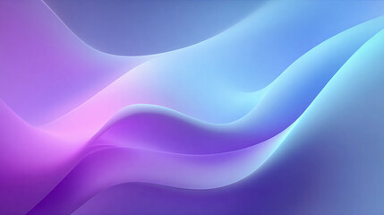 Obraz premium Soft Neon Gradient Wave Background