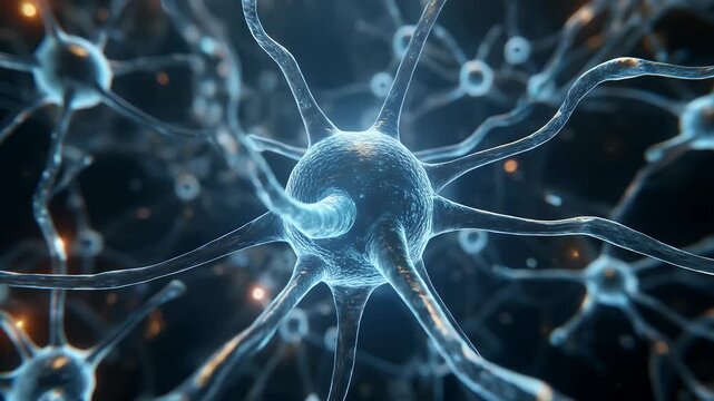 Abstract illustration of interconnected neurons and neural networks