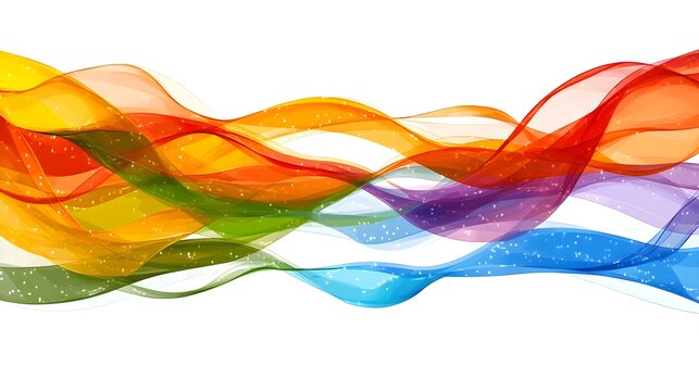 Dynamic color waves abstract art digital design vibrant environment artistic viewpoint