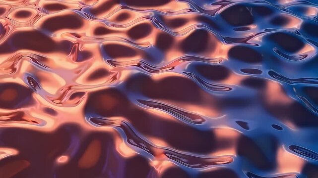 This mesmerizing video showcases the beautiful play of light on water's surface, revealing vibrant swirls of color. The dynamic movement evokes a sense of tranquility and wonder.