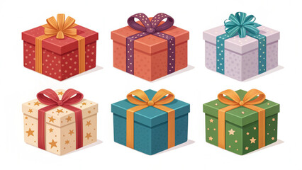 Vibrant collection of gifts perfect for holiday promotions and cheerful celebrations, adding a touch of joy to your marketing campaigns this festive season