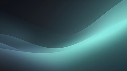 Charcoal Black to Soft Teal Cinematic Gradient