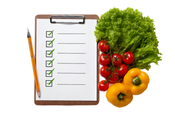 Health monitoring nutrition tracker isolated on transparent background