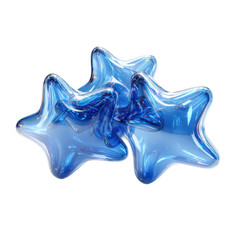 Three blue starforms