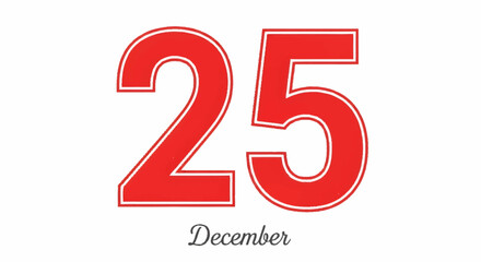 The 25th of December, a significant date, often associated with festivities and celebrations, marking a special occasion