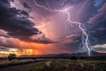 lightning in the storm