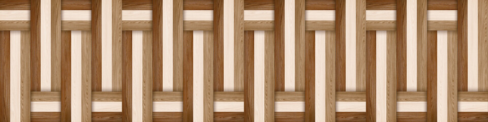 wooden lath line strip, natural wooden panel,wood background.