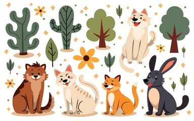 Full pack illustration. High quality