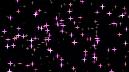  Stage Party Star Color background, Stage Party starry sky with glow white twinkling stars moving motion background. star glow fields flying in galaxy star video background 4k 