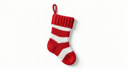 christmas sock isolated on white background