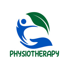 Medical & health template logo, physiotherapy logo