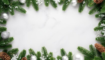 Festive holiday decoration christmas theme decorative elements winter wonderland close-up view seasonal celebration