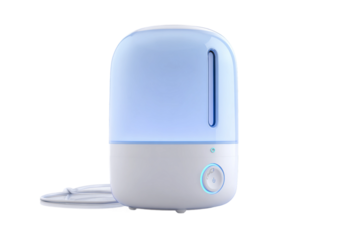 Travel-friendly portable nano mist humidifier for skin isolated on transparent background