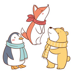 Animals in Scarves