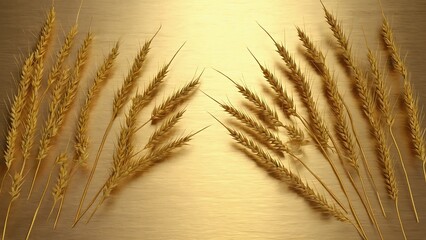 Golden Wheat Stalks