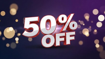 Limited time offer fifty percent off sale promotion discount special deal big savings now available
