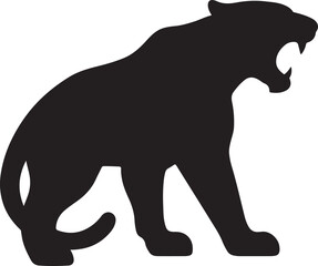 silhouette of a bear