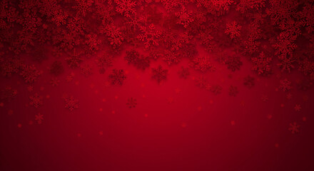 Festive snowflake background