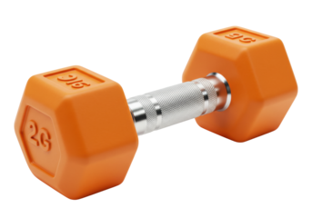 Isolated dumbbell for weightlifting, fitness training, strength training, and body building
