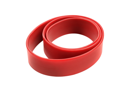 Exercise resistance band isolated on transparent background - Powered by Adobe