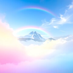 sunset in the mountains