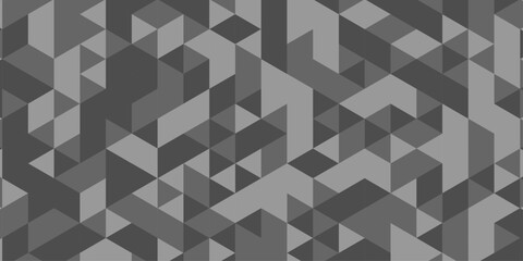 Overlap random vector element modern overlay diamond triangle mosaic paper black and gray low polygon web brochure layer space texture background.	