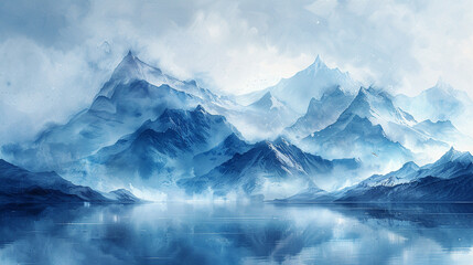 A striking watercolor portrait of an owl in rich red and orange tones, surrounded by artistic ink splatters and a dramatic, dark background.