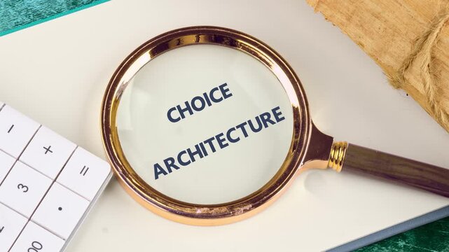 Exploring Choice Architecture Through Conceptual Animation and Engaging Text Visuals