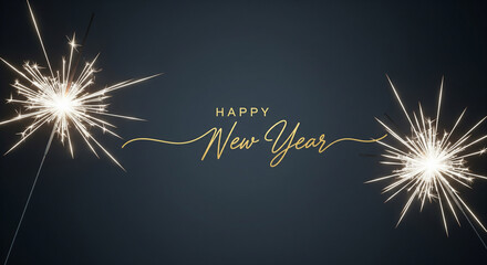 New years celebration sparkler design