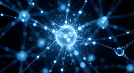 Human brain neural connection concept, Brain Neuron Connection in Neural Network - Deep Learning Concep