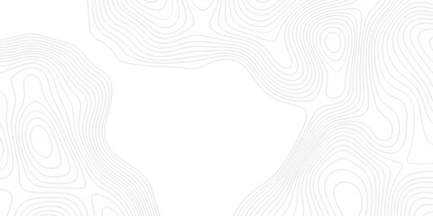 Modern land relief geographic abstract topography map design White background. geometric topographic world grid wave Topographic map geographic line texture.	