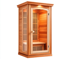 Obraz premium One person sauna cabin