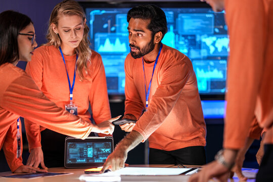 A team of Web3 innovators launches a new decentralized application dApp, showcasing the user interface for a blockchain-based platform for the creator economy or decentralized finance.