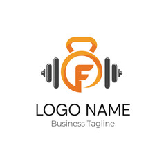 Logo Gym Business Vector Design Template