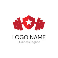 Logo Gym Business Vector Design Template