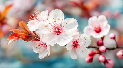 close up of pink magnolia flower